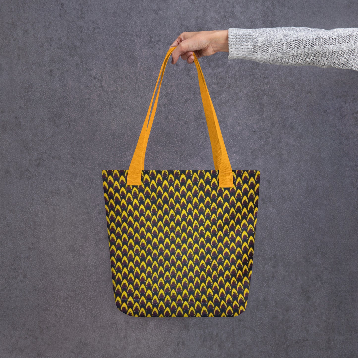 Yellow Flame Tote Bag