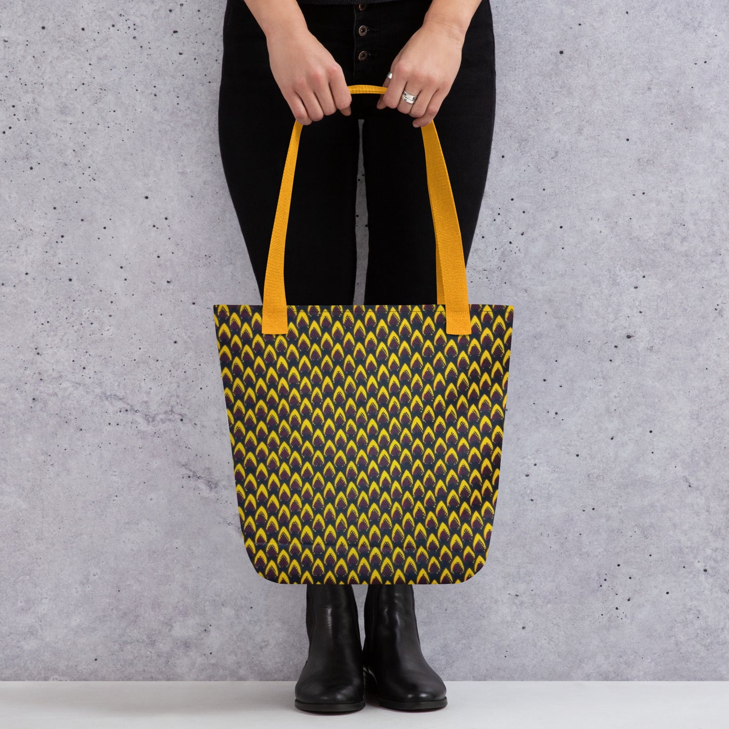 Yellow Flame Tote Bag