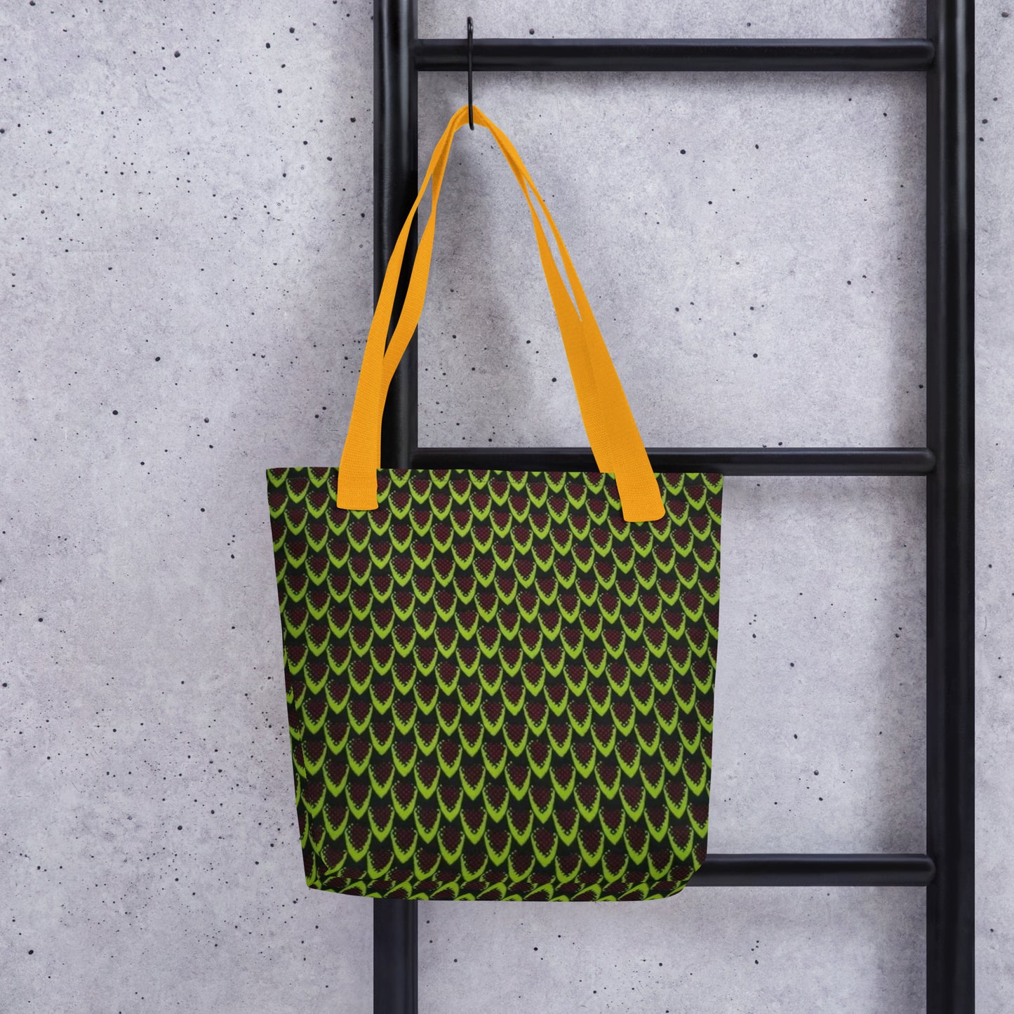 Green Flame Tote Bag