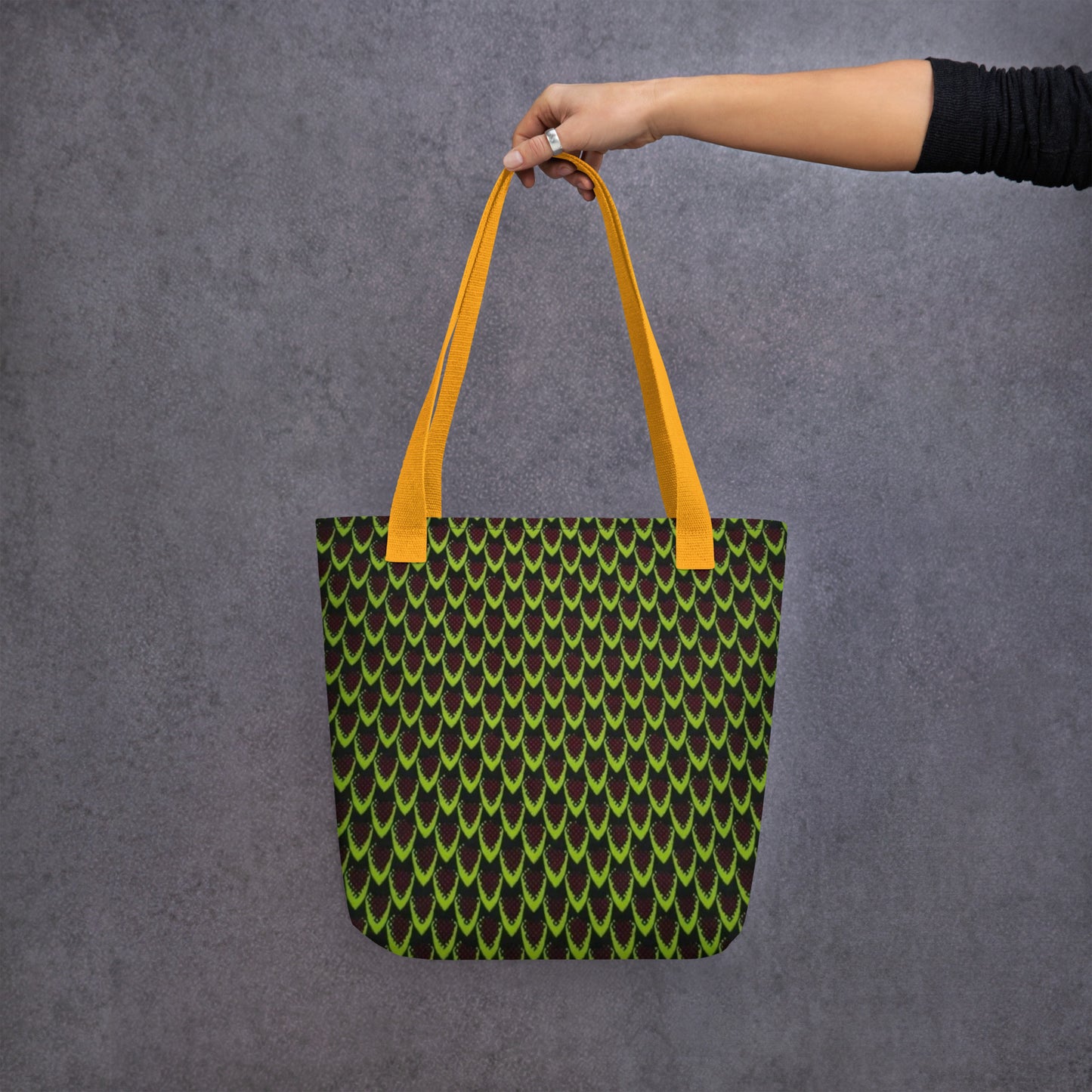 Green Flame Tote Bag