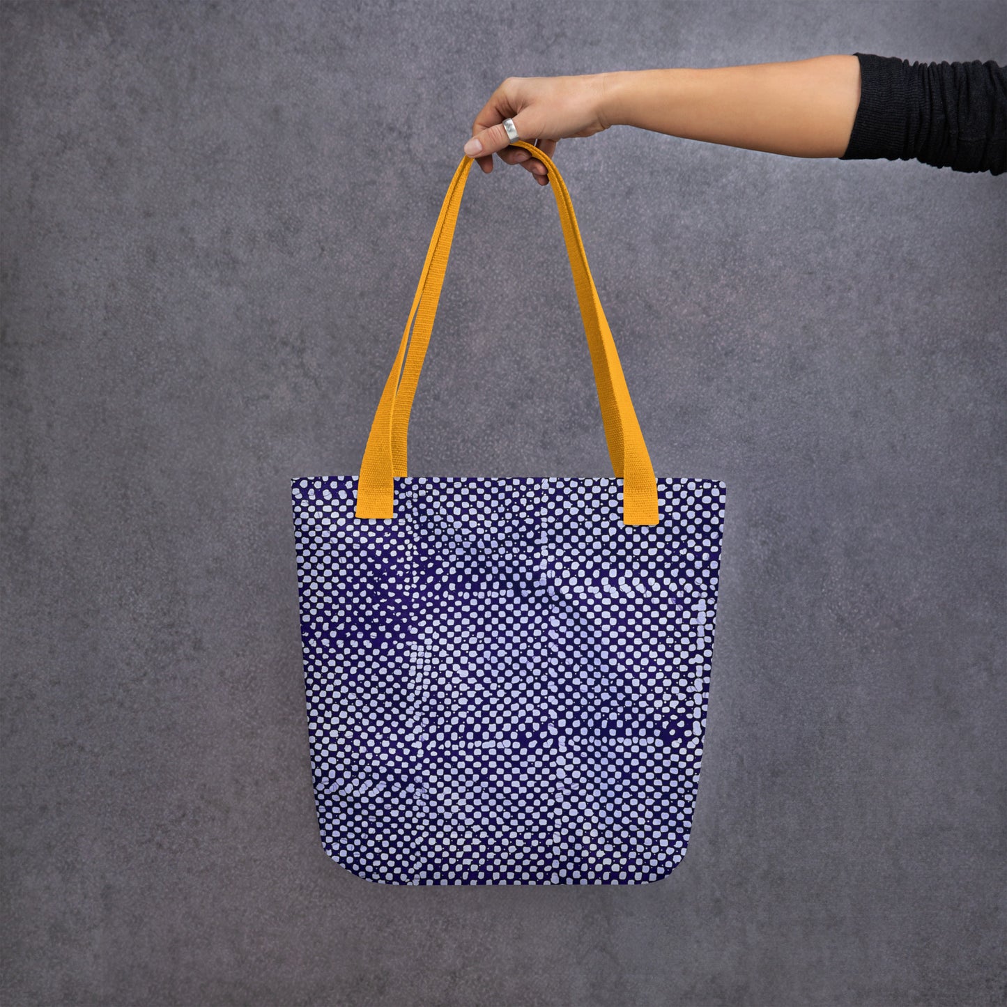 Purple Dots Tote Bag