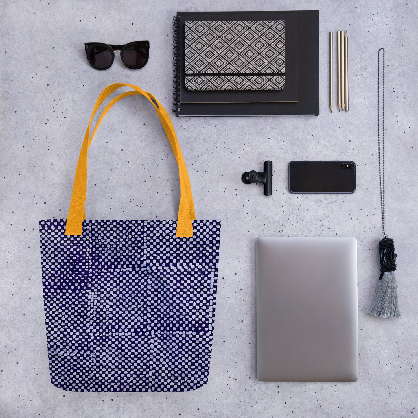 Purple Dots Tote Bag