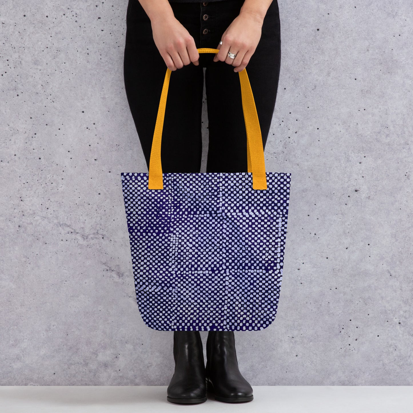 Purple Dots Tote Bag