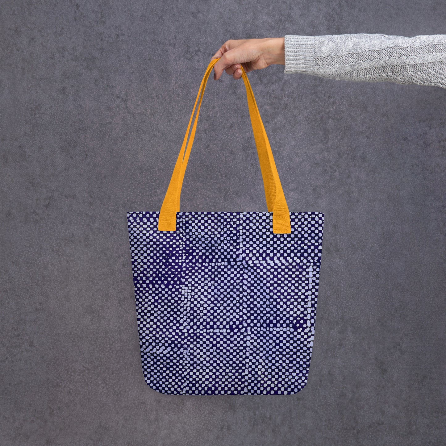 Purple Dots Tote Bag