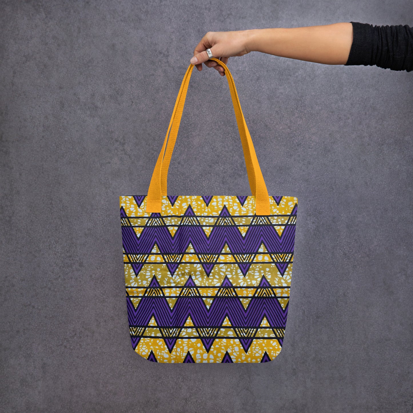 Purple Yellow Tote Bag