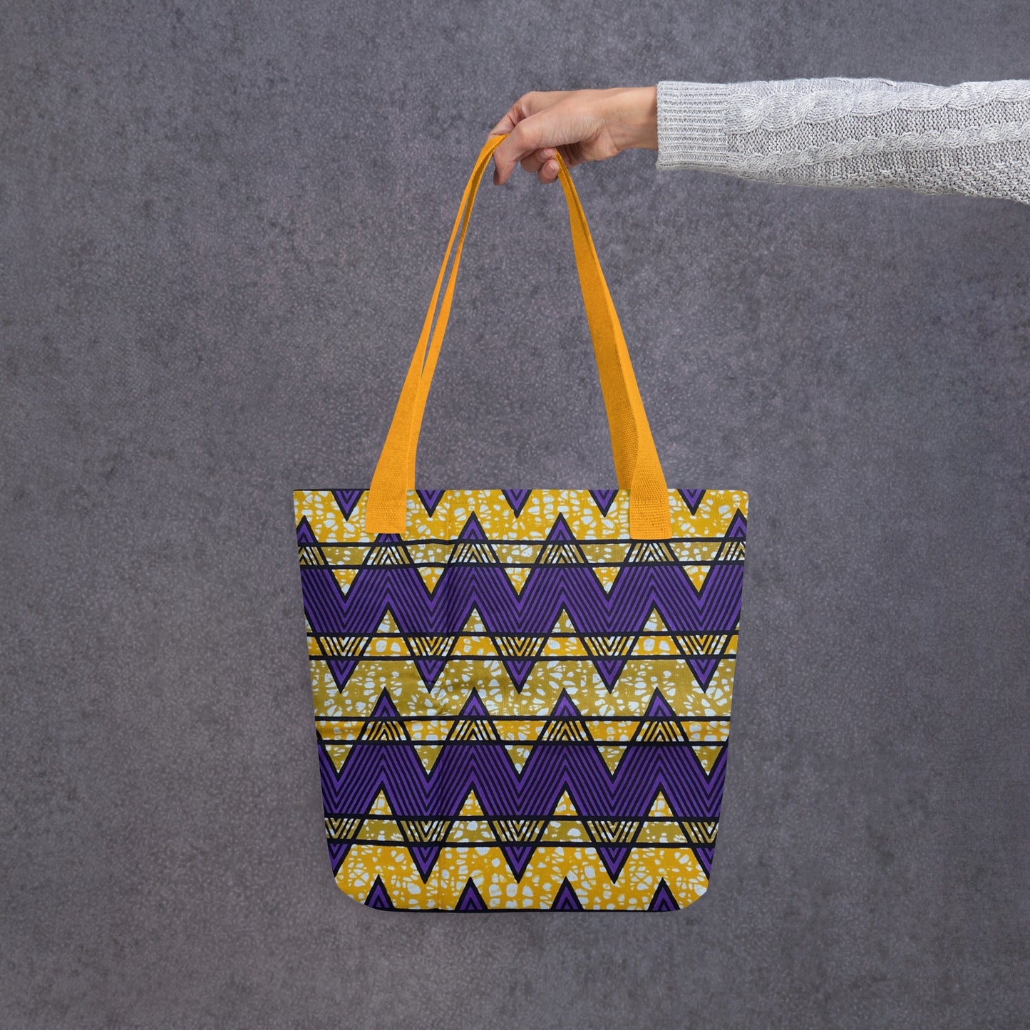 Purple Yellow Tote Bag