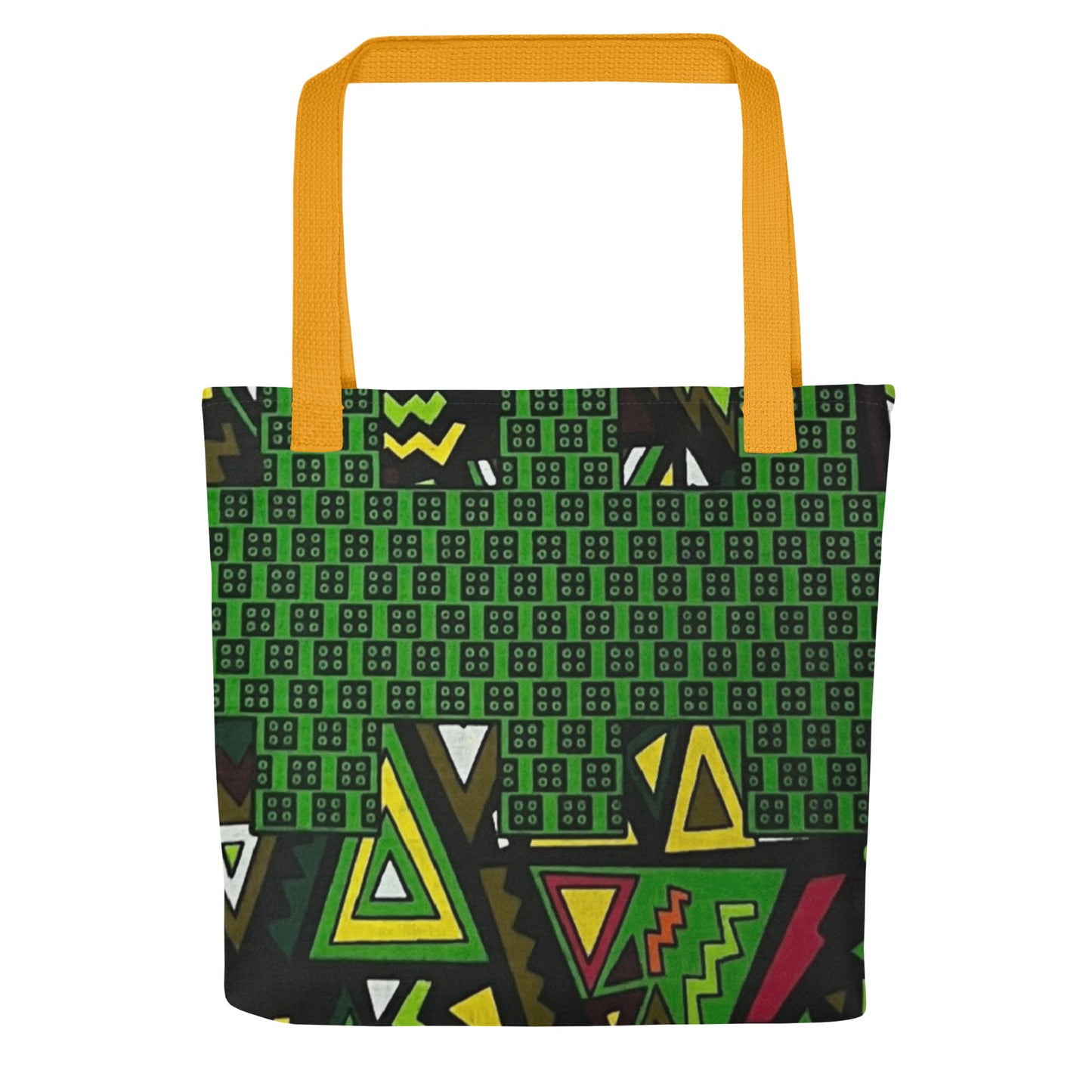 Multicolour Green Tote Bag