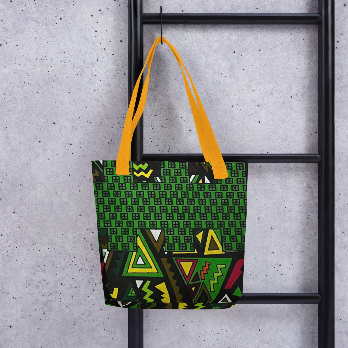 Multicolour Green Tote Bag