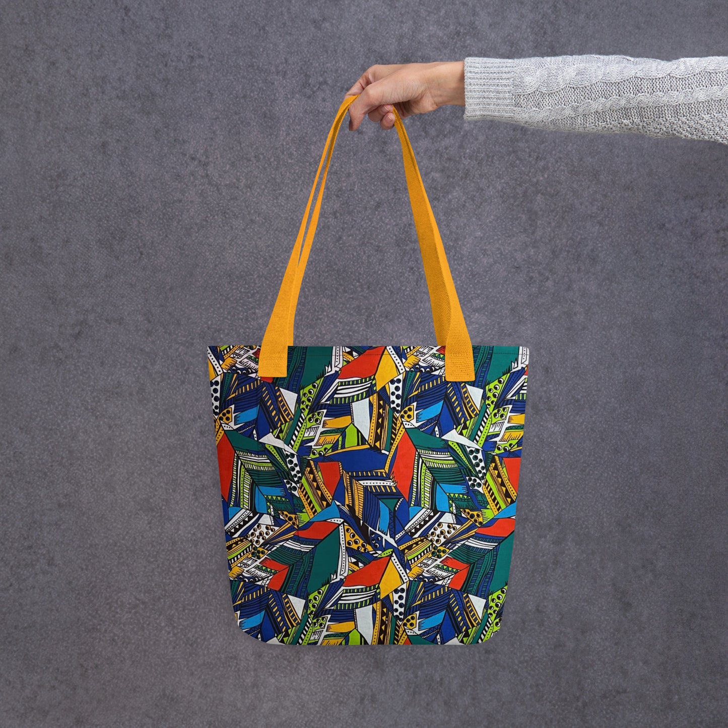 Multicolour Shapes Tote Bag