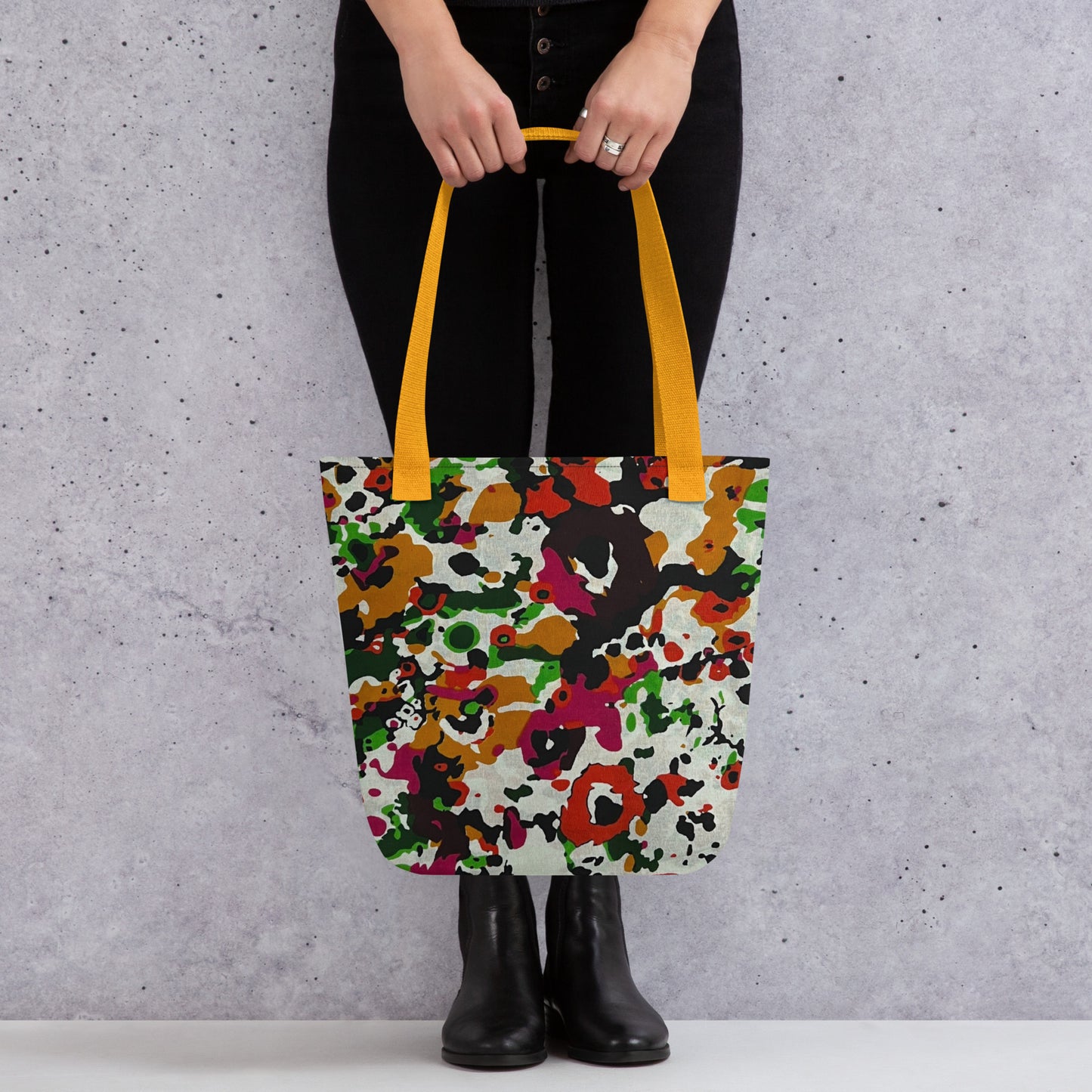 Multicolour Paint Tote Bag