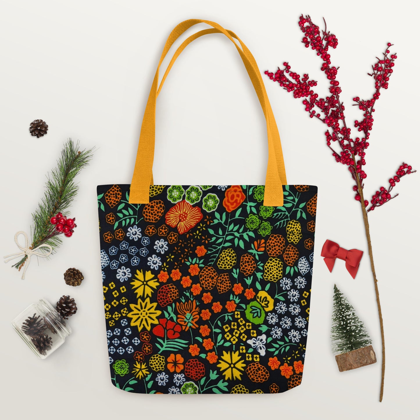 Multicolour Floral Tote Bag