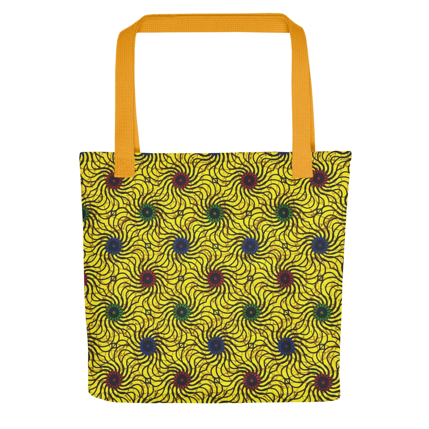 Multicolour Yellow Tote Bag