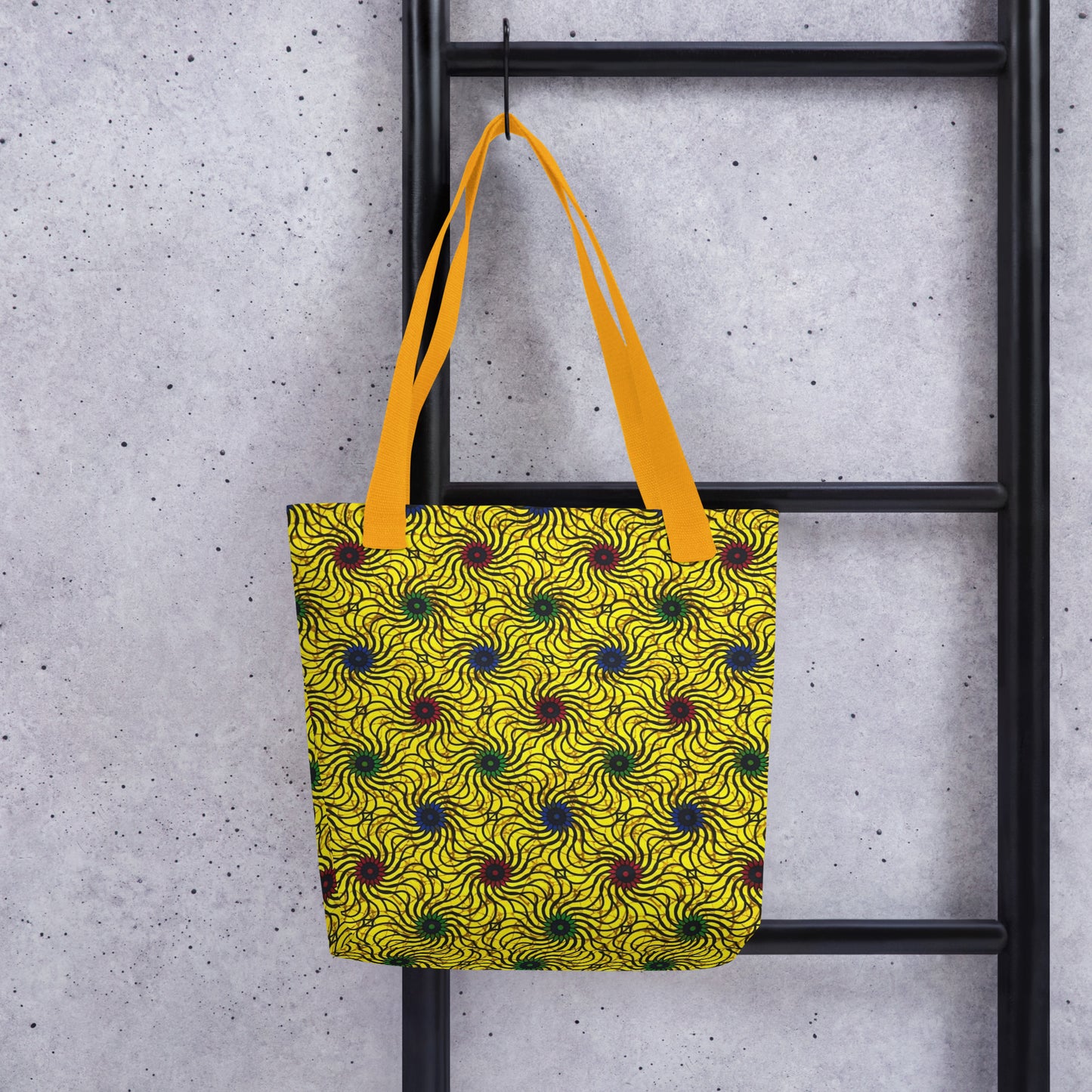 Multicolour Yellow Tote Bag