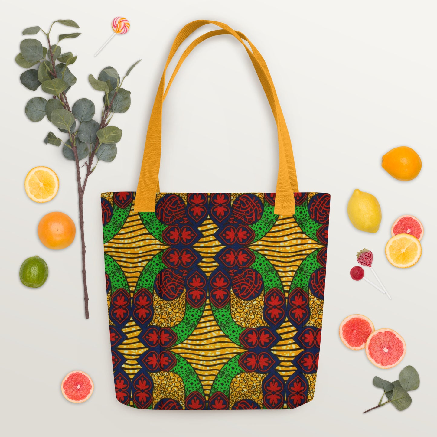 Multicolour Abstract Tote Bag