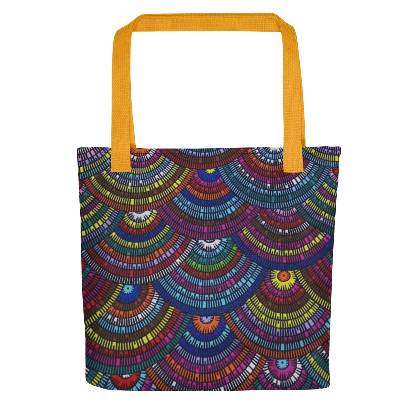 Multicolour Half Circle Tote Bag