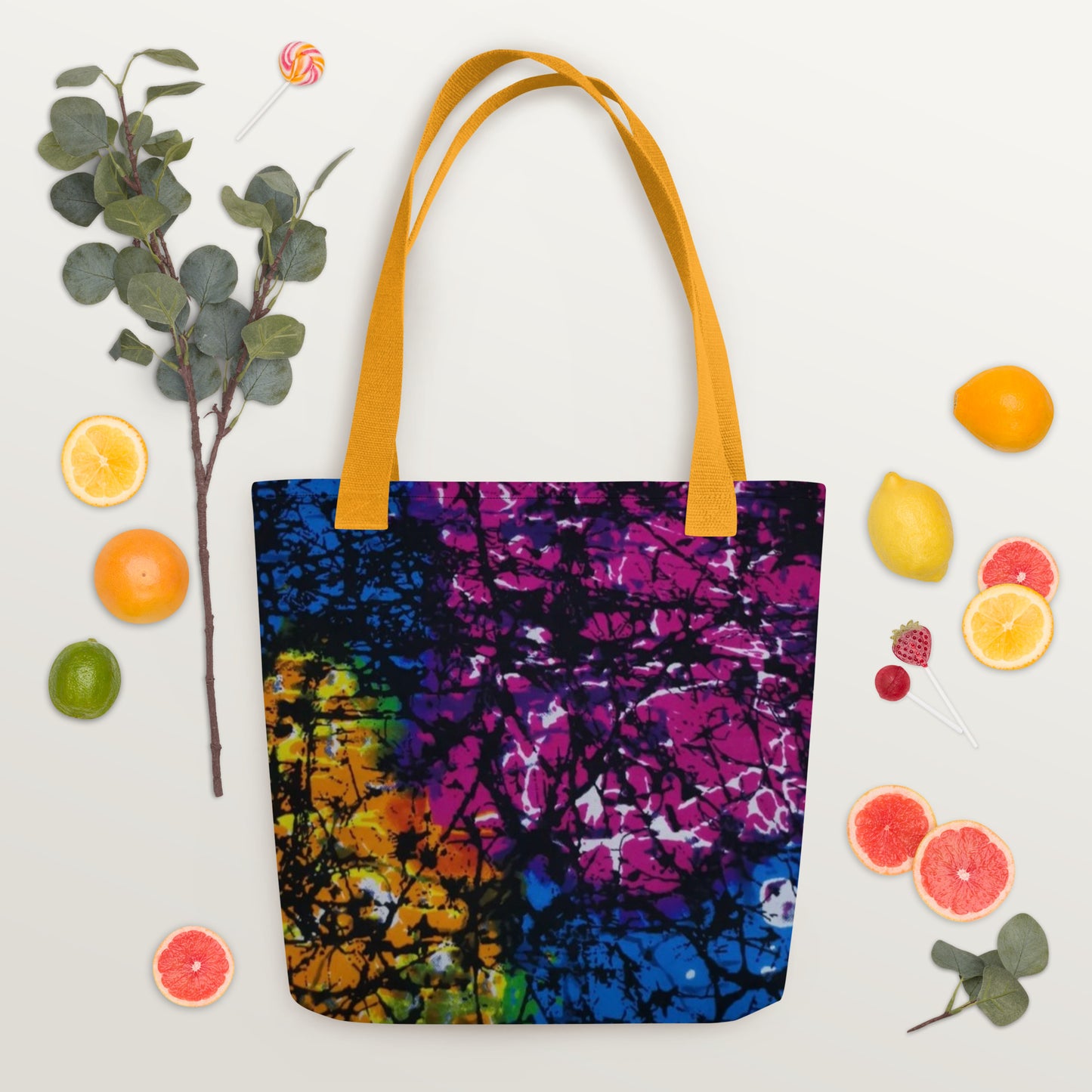 Multicolour Dye Tote Bag