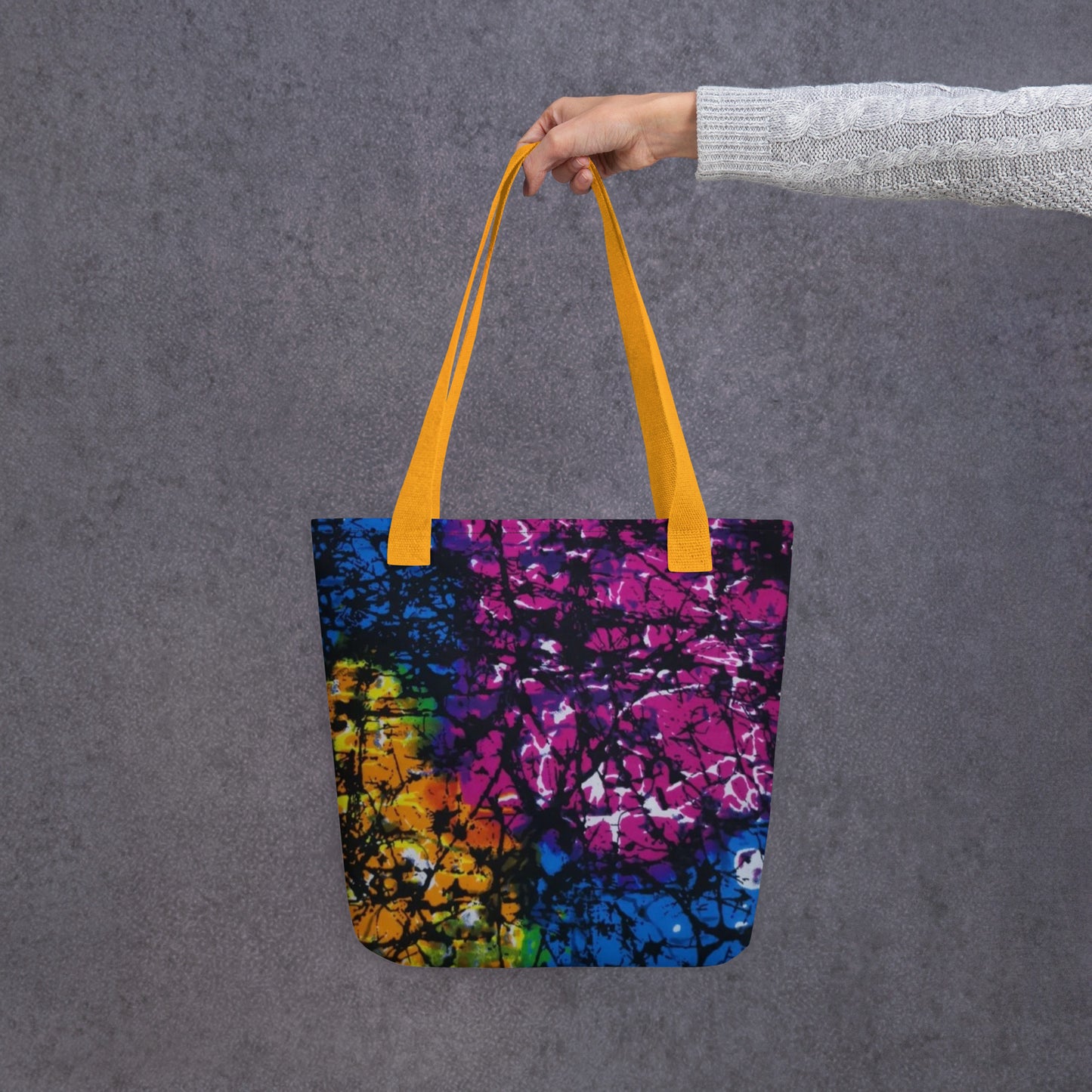 Multicolour Dye Tote Bag