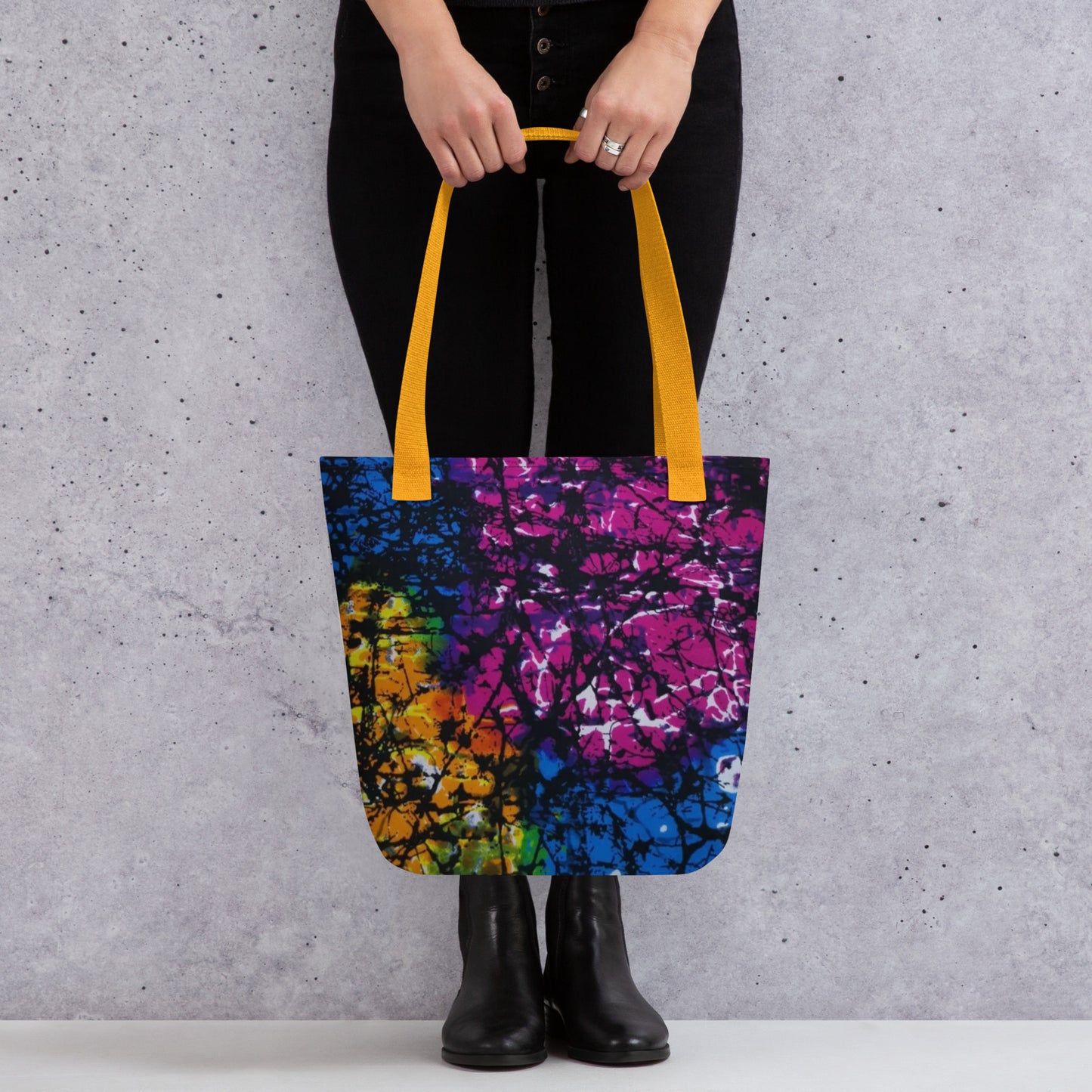 Multicolour Dye Tote Bag