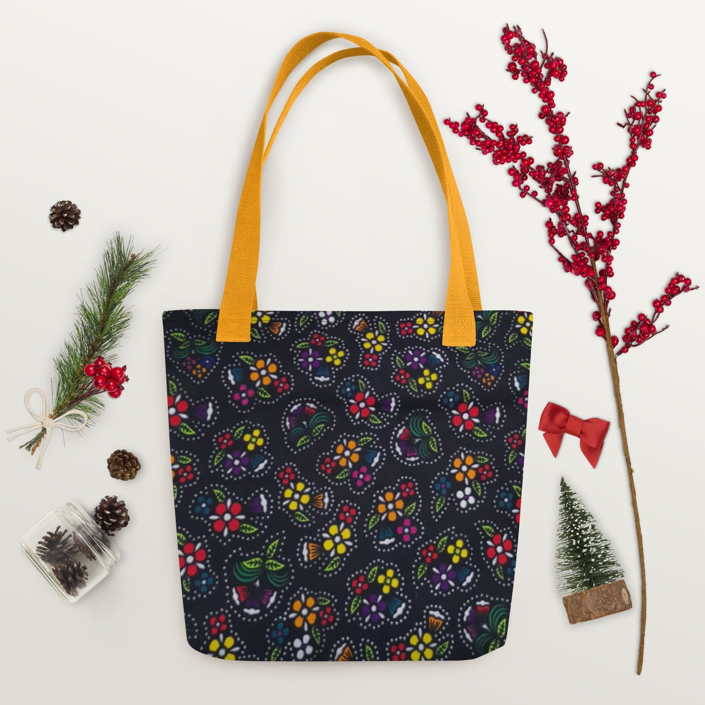 Multicolour Dark Tote Bag