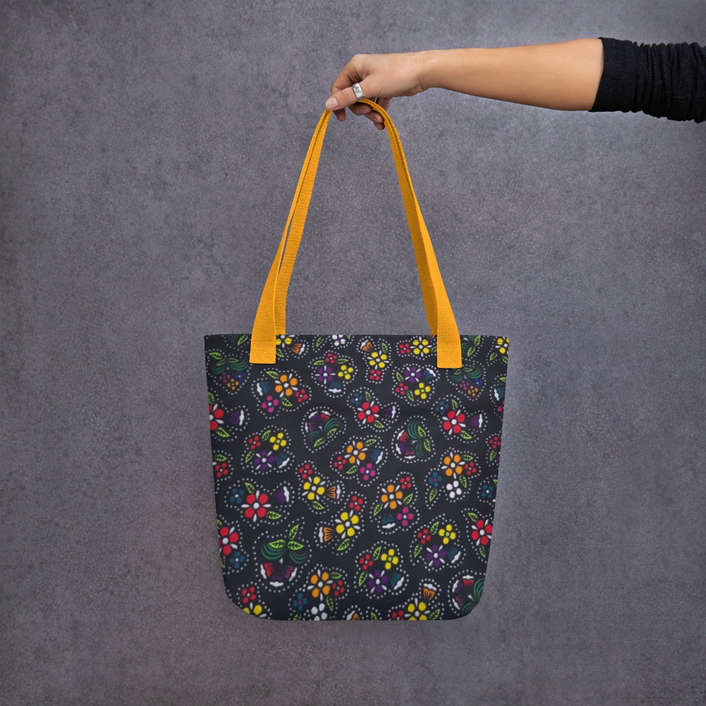 Multicolour Dark Tote Bag