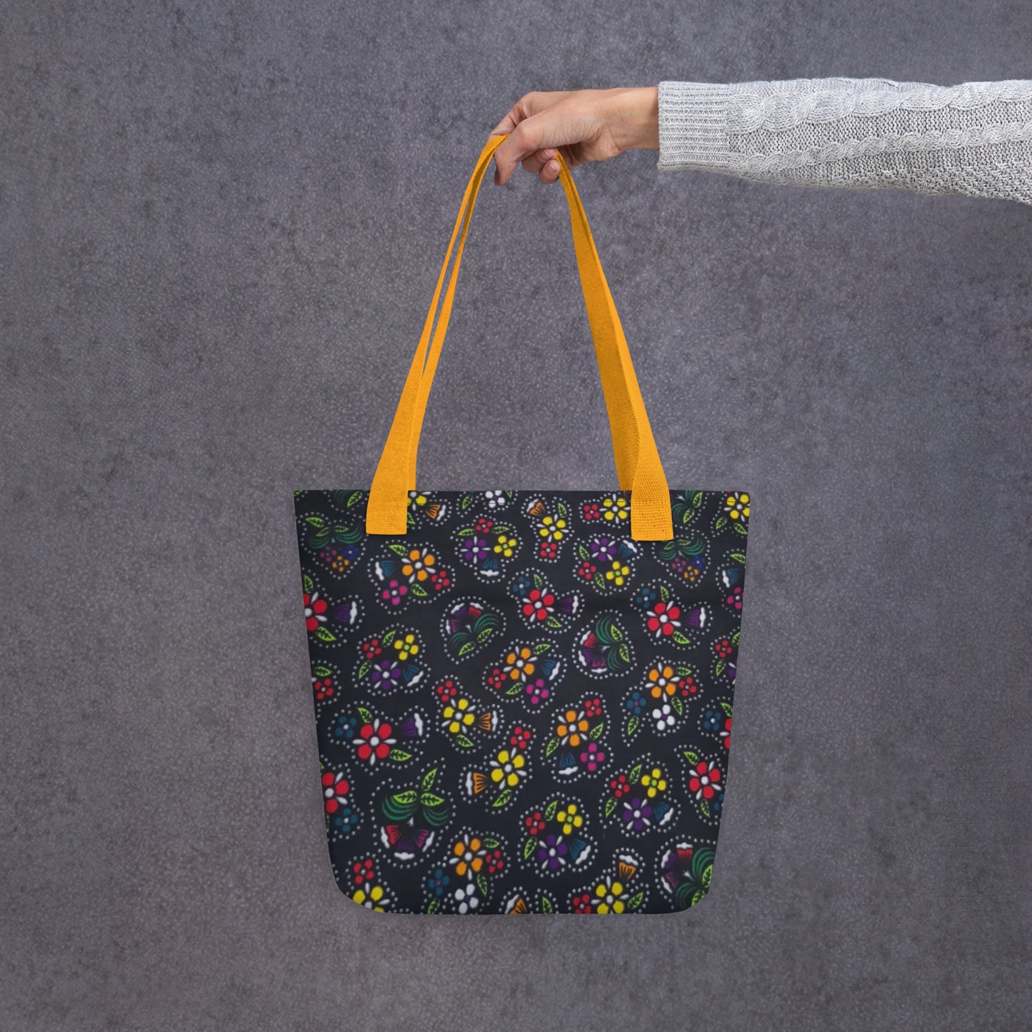 Multicolour Dark Tote Bag