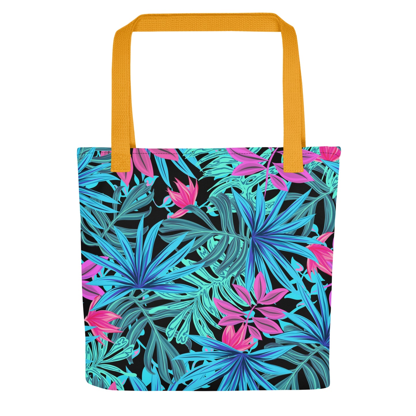 Blue Tropical Tote Bag