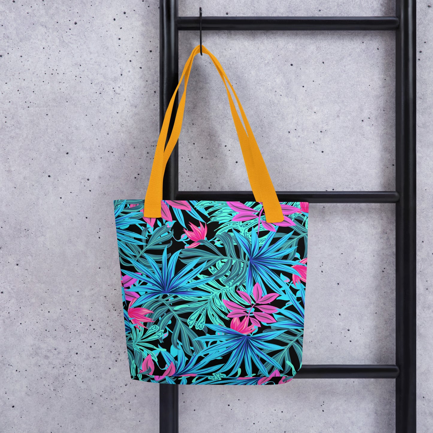 Blue Tropical Tote Bag