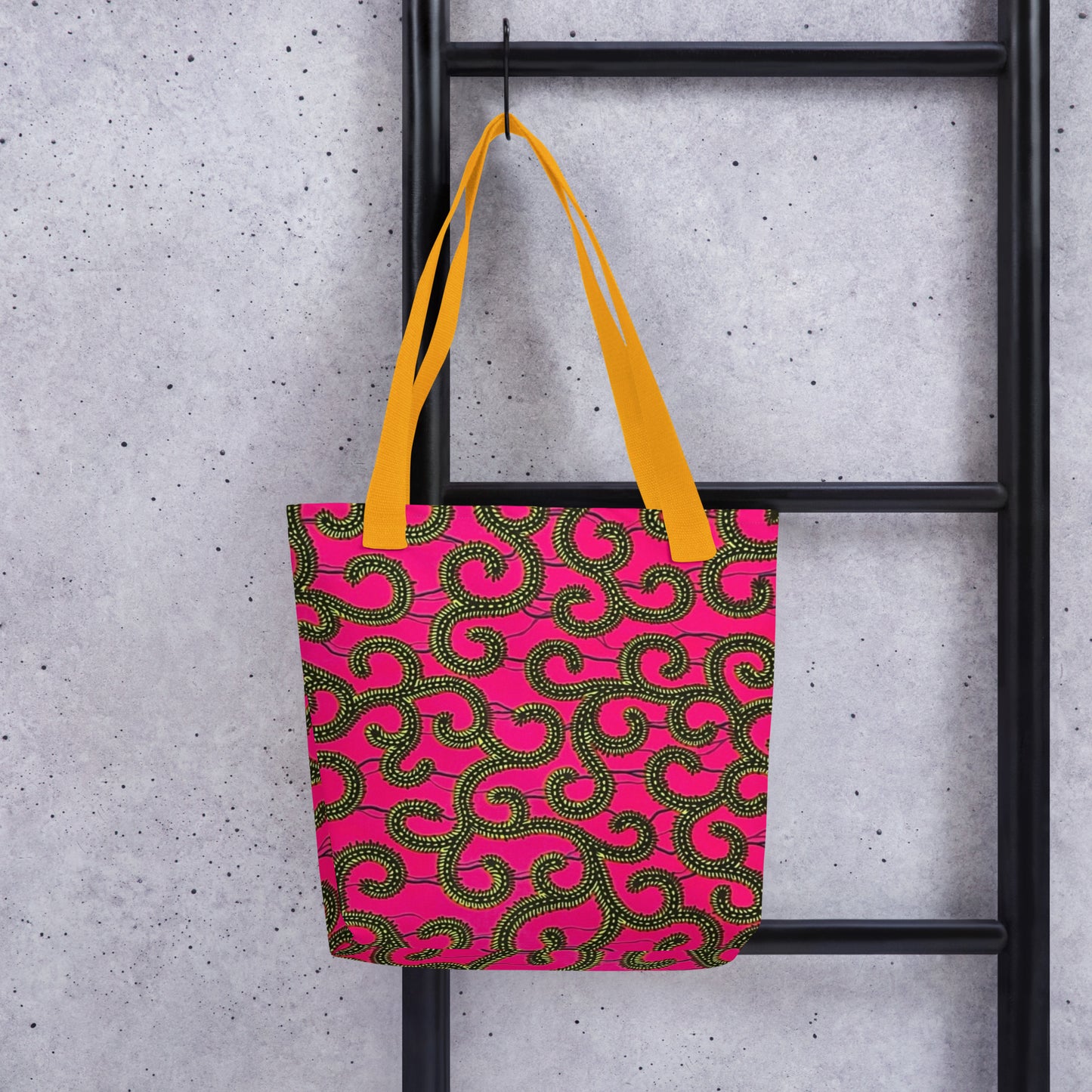 Pink Ankara Tote Bag