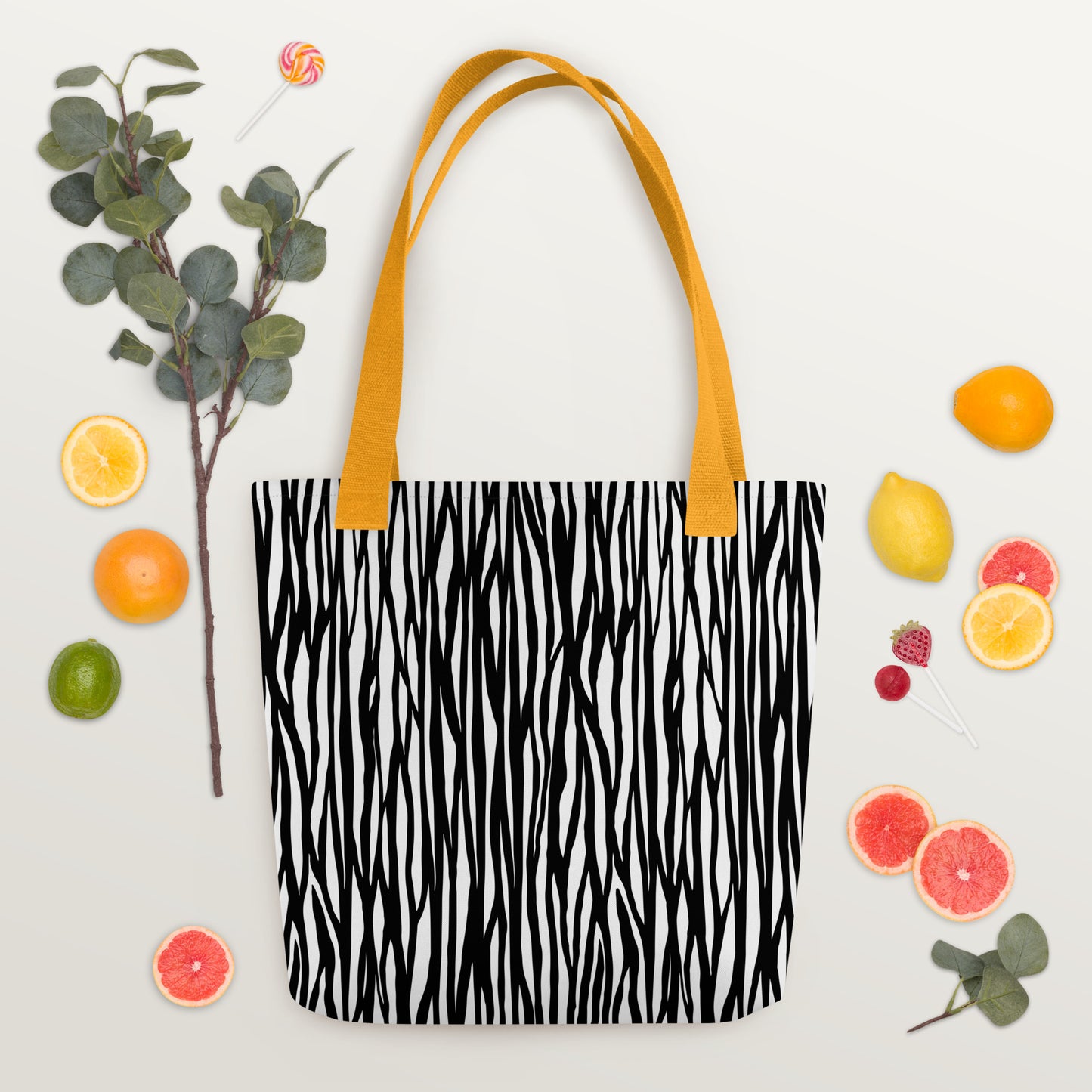 Zebra Print Tote Bag