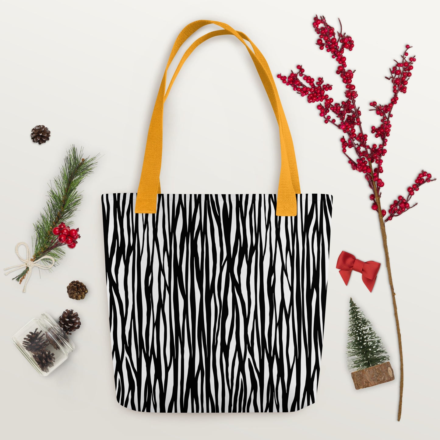 Zebra Print Tote Bag