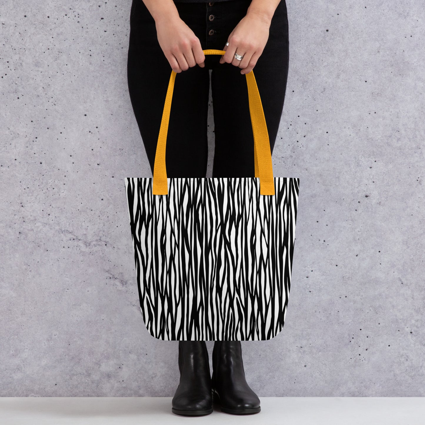 Zebra Print Tote Bag