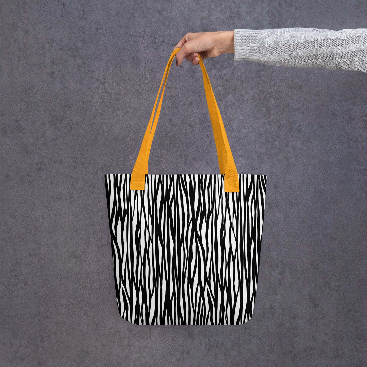 Zebra Print Tote Bag