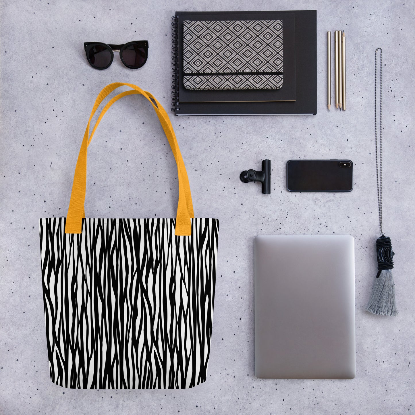 Zebra Print Tote Bag