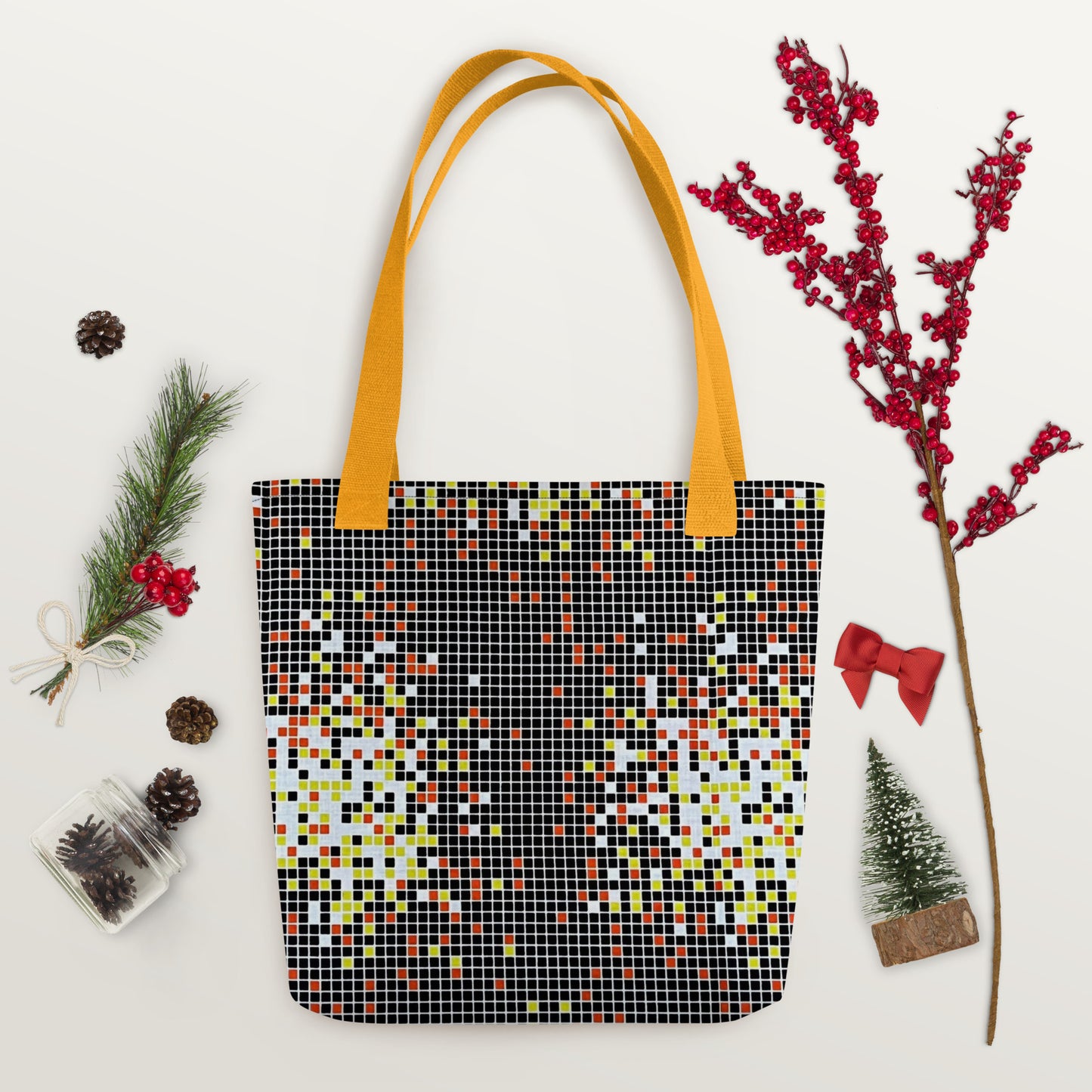 Graphic Square Tote Bag