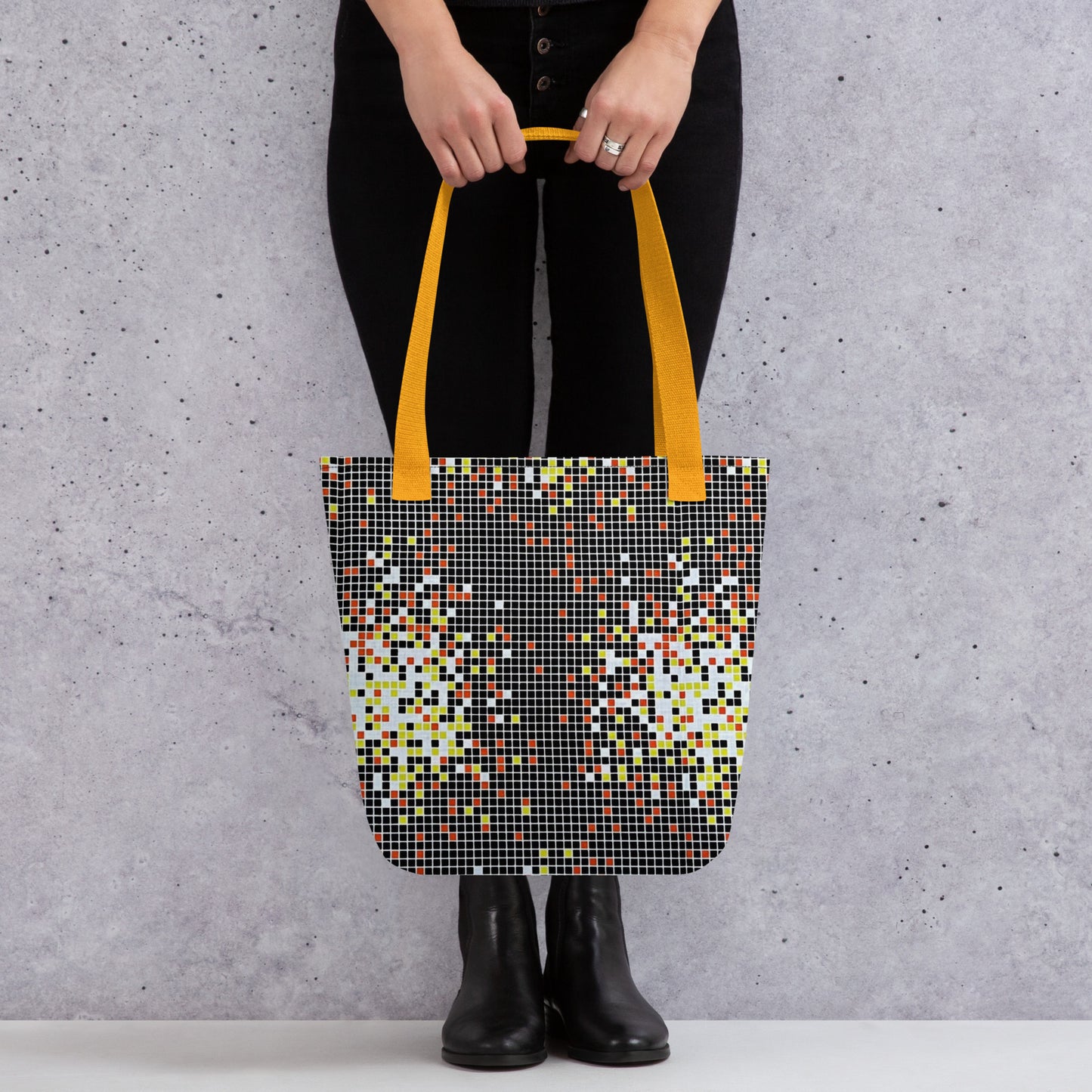 Graphic Square Tote Bag