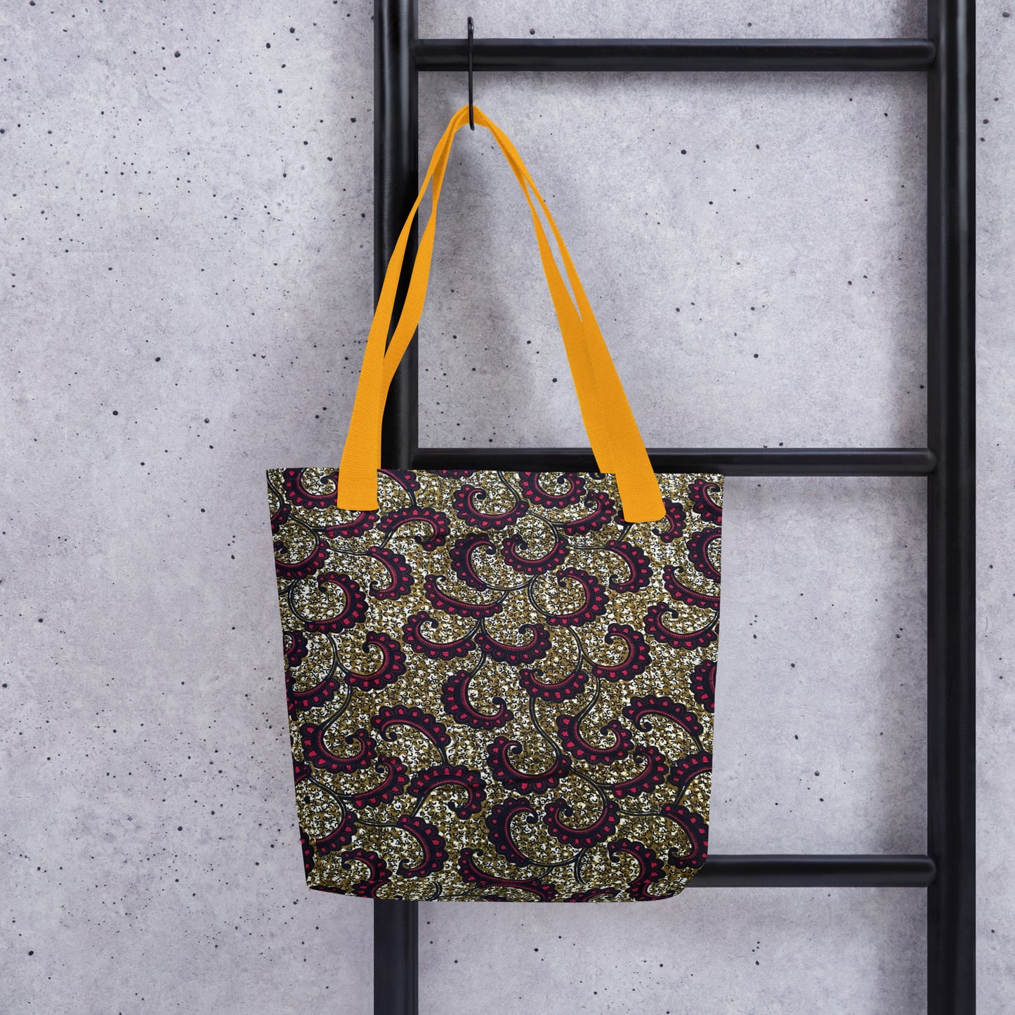 Burgundy Brown Tote Bag