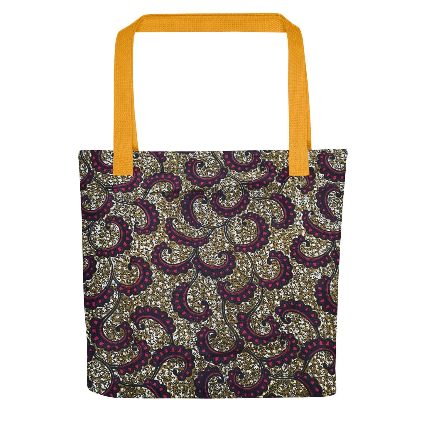 Burgundy Brown Tote Bag