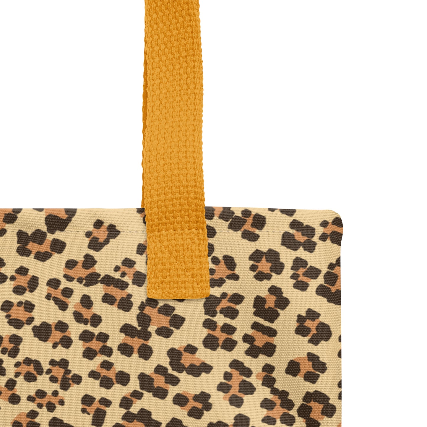 Brown Leopard Tote Bag