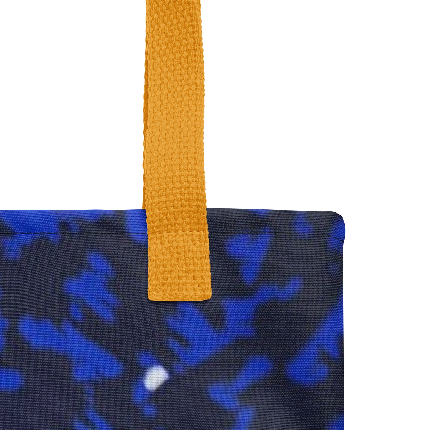 Blue Leopard Tote Bag