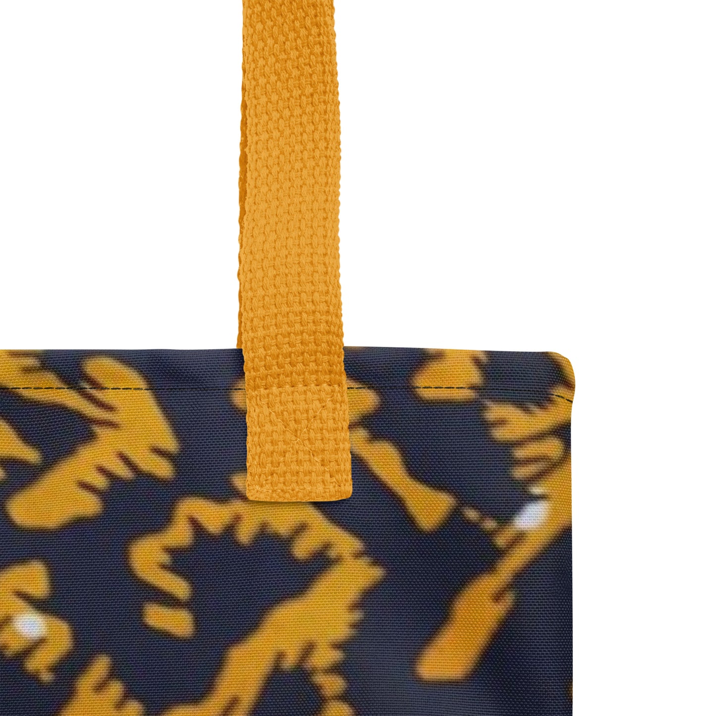 Yellow Leopard Tote Bag