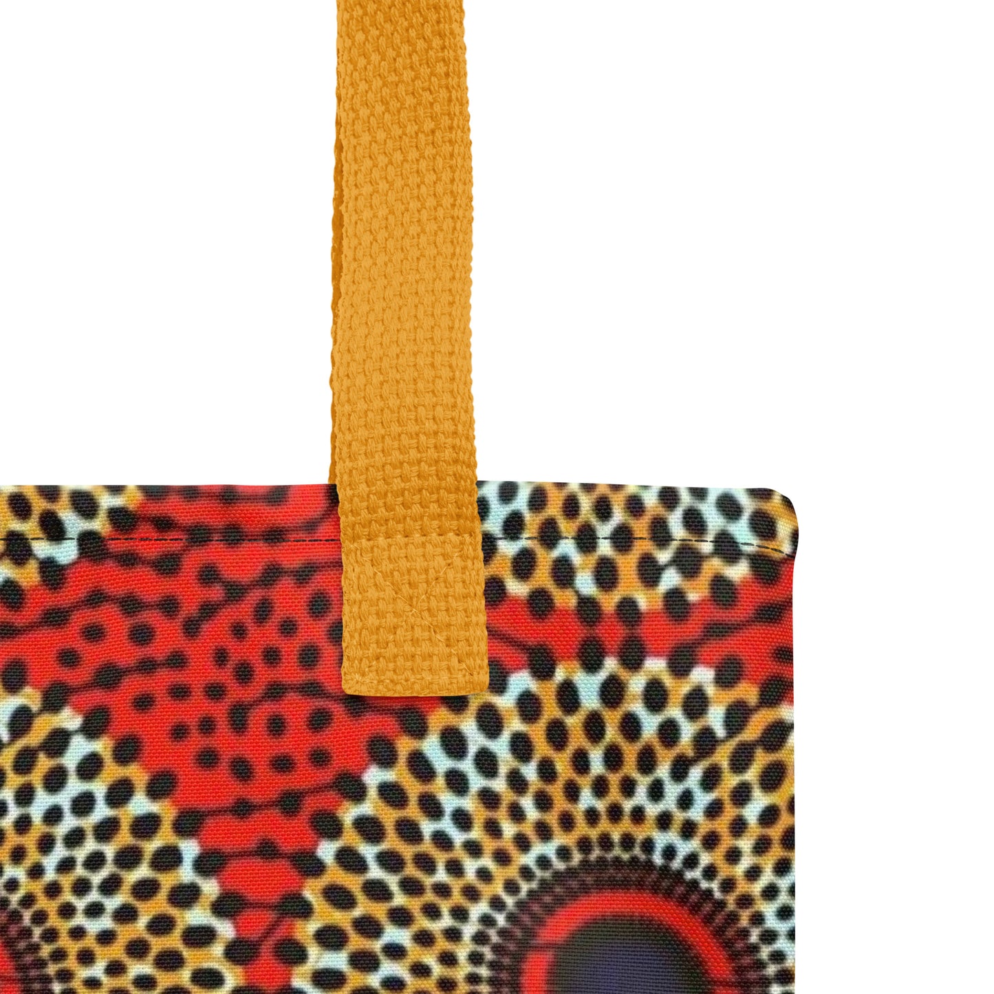 Orange Mandela Tote Bag