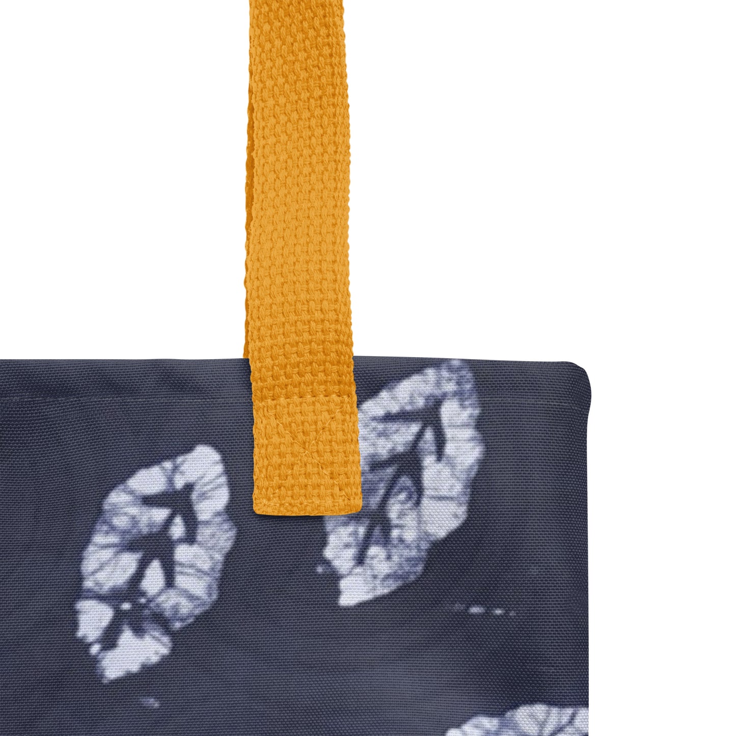 Indigo Leaf Tote Bag