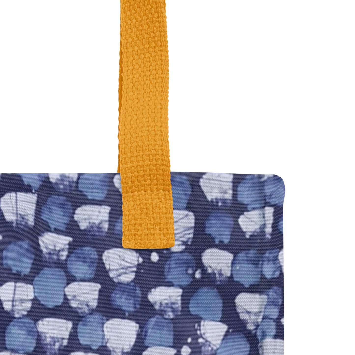 Blue Dotted Tote Bag