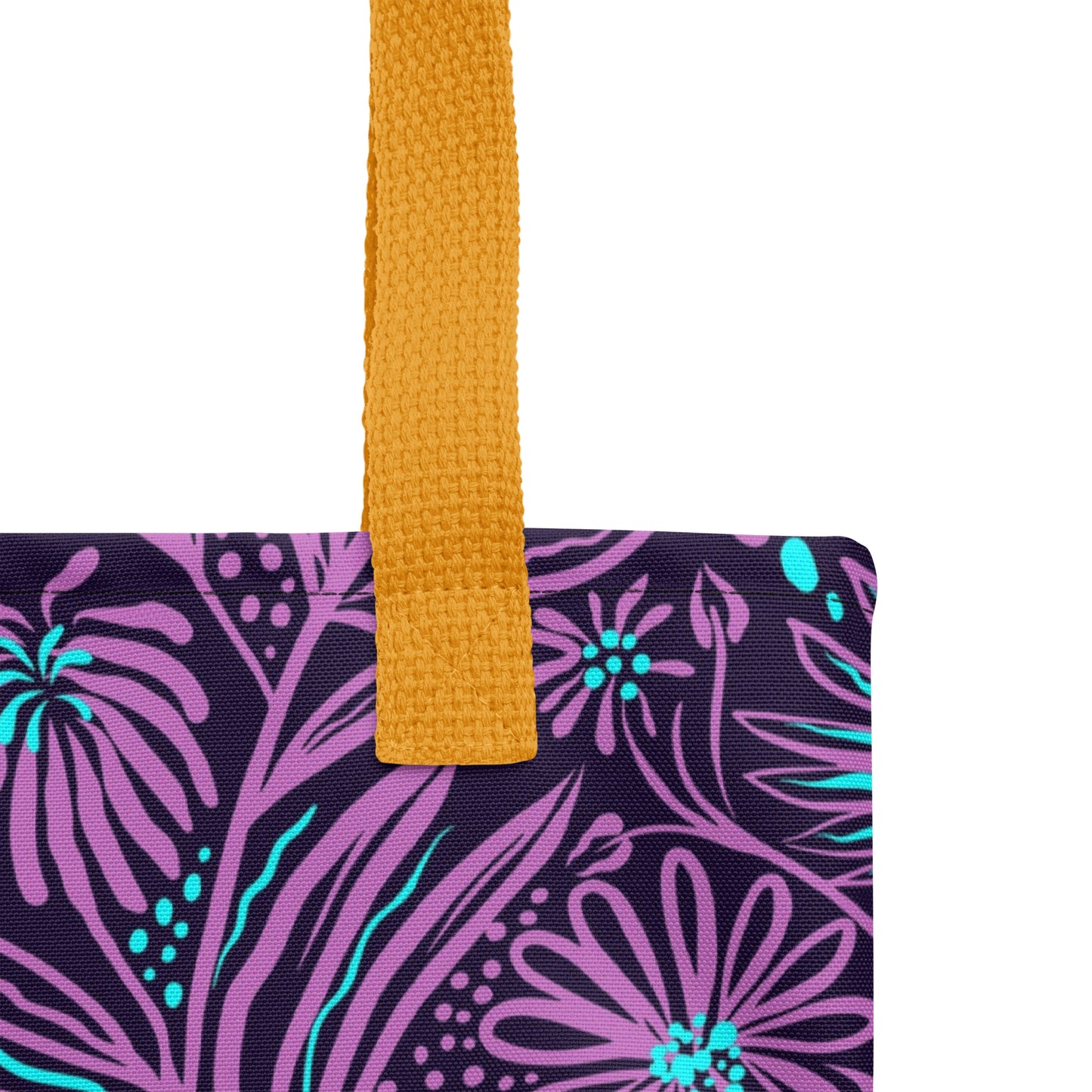 Purple Tropical Tote Bag