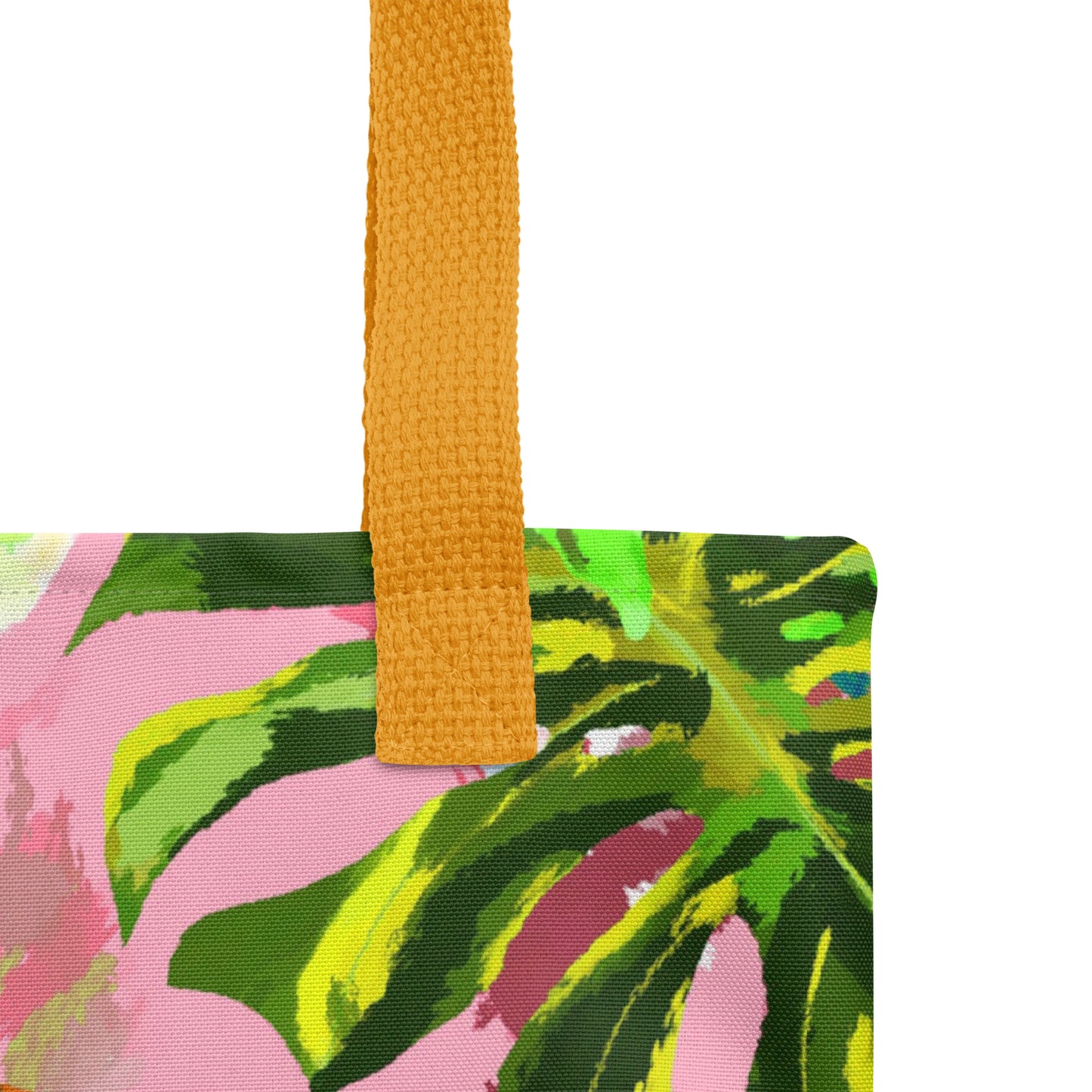 Pink Tropical Tote Bag