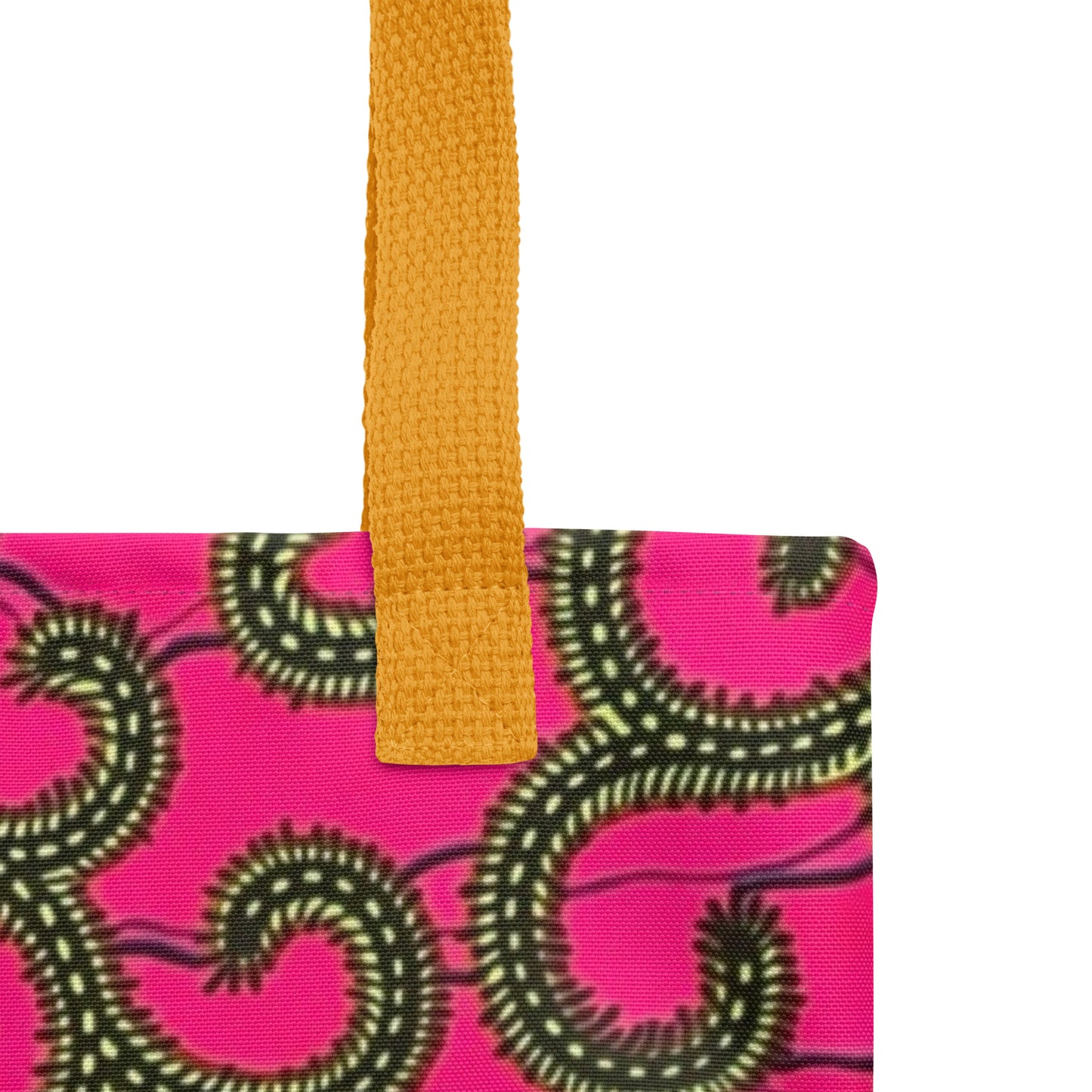 Pink Ankara Tote Bag