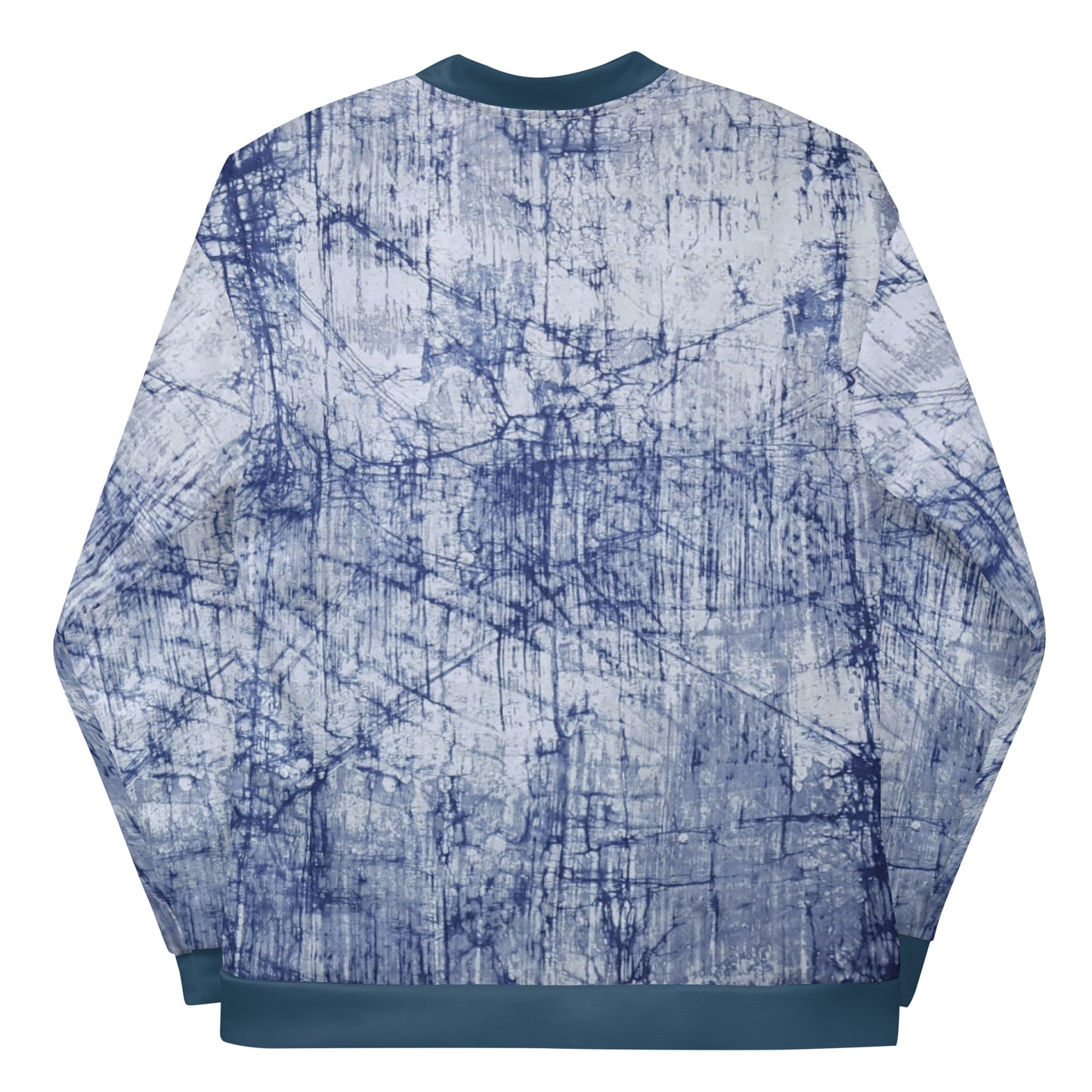 Blue Marble Adire Unisex Bomber Jacket