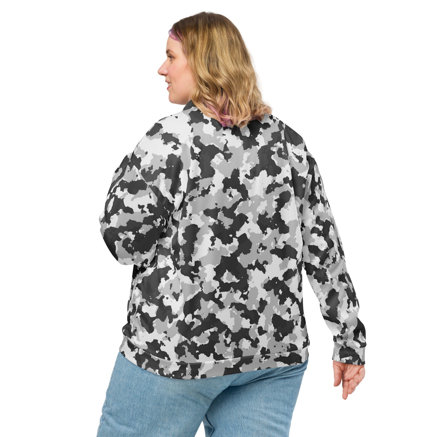 Camouflage Unisex Bomber Jacket