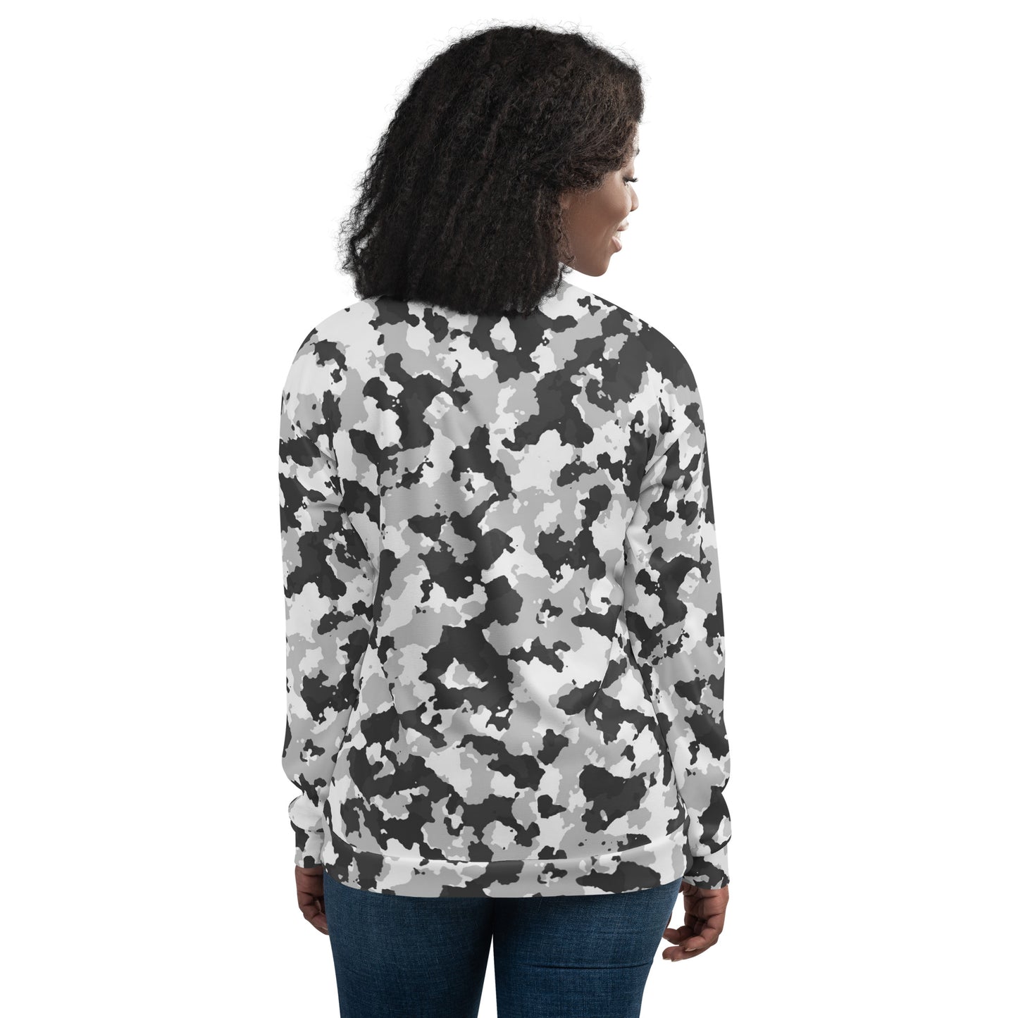 Camouflage Unisex Bomber Jacket