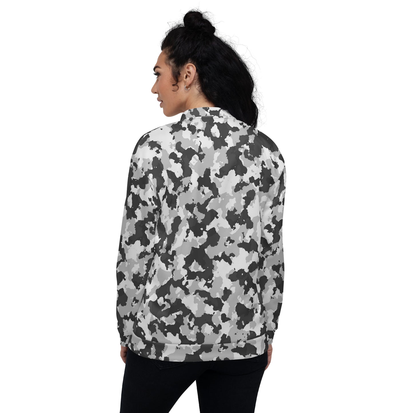 Camouflage Unisex Bomber Jacket